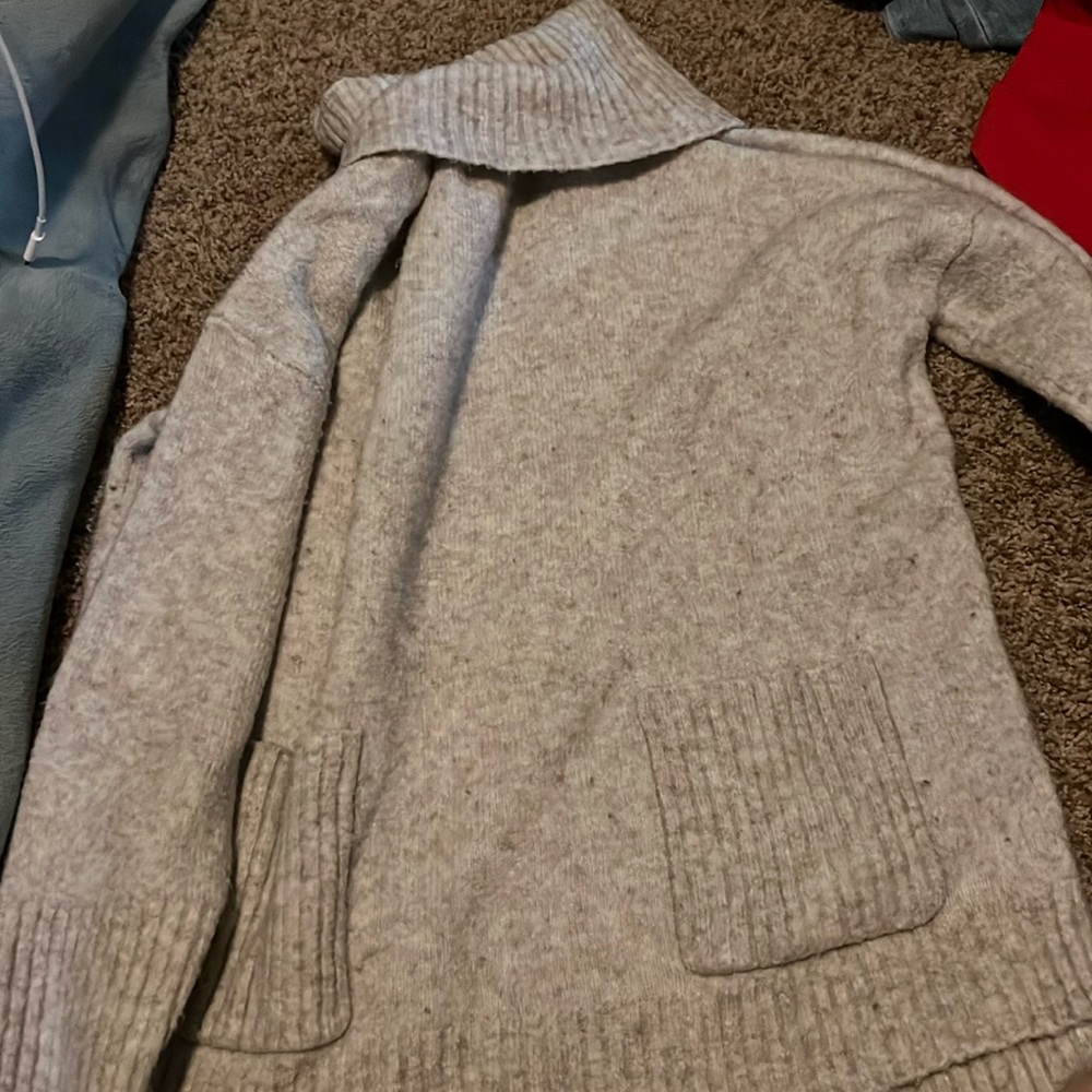 Tan turtle neck sweater